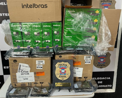 Pol�cia Civil recupera R$ 33 mil em eletr�nicos subtra�dos de empresa v�tima de golpe em Cuiab�