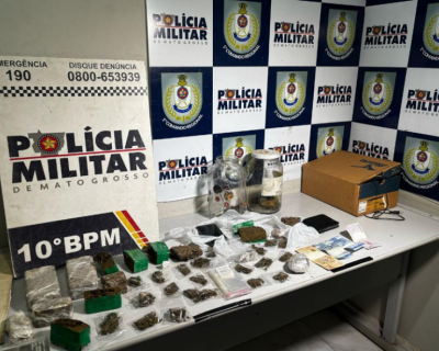 Casal � preso por tr�fico de drogas e abandono de incapaz no Distrito da Guia