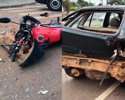 Motociclista de 31 anos morre aps coliso com carro em Sinop