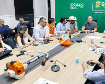 Prefeitura de Cuiab realiza mutiro de limpeza em 50 bairros no aniversrio de 306 anos da capital