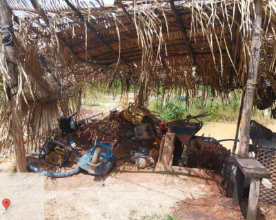 Batalh�o Ambiental apreende m�quinas utilizadas na extra��o de madeira e garimpo ilegal