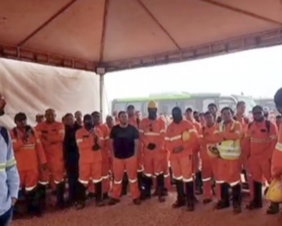Funcionrios que fazem ferrovia Rondonpolis-Lucas paralisam atividades; Rumo diz que cumpre acordo