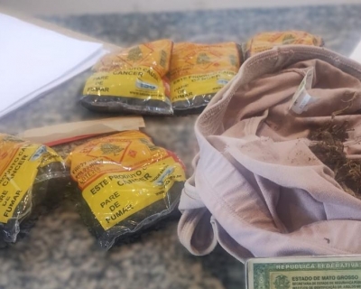 Dez visitantes s�o flagradas tentando levar entorpecentes e fumo a presos em unidades prisionais de MT