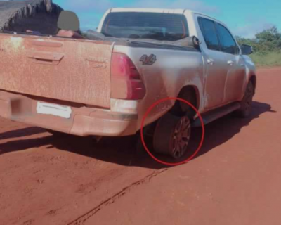 Assaltantes trocam tiros com a PM ap�s roubo de Hilux em Juara; um morre