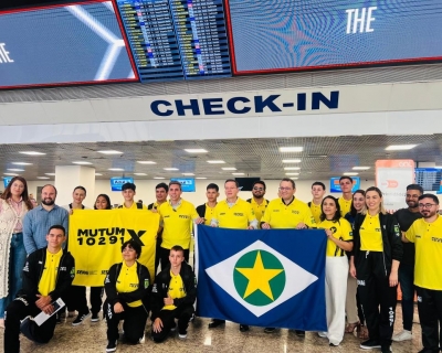Alunos da Rede Estadual de Nova Mutum embarcam para competio mundial de robtica em Houston