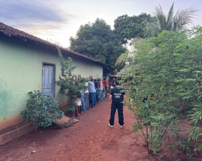 Pol�cia Civil cumpre buscas contra faccionados por duplo homic�dio de casal em Cocalinho