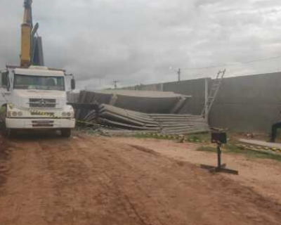 Trabalhador morre esmagado por placas de concreto em canteiro de obras em Cuiab