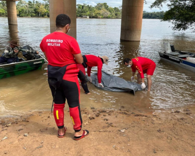 Bombeiros localizam corpo de vtima de afogamento no Rio Aripuan