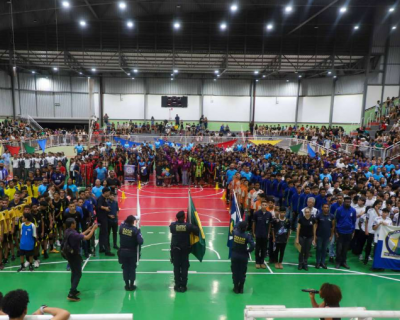 Jogos Estudantis de Vrzea Grande 2025 so abertos com nmero recorde de atletas inscritos