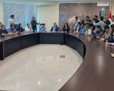 Sesp e Prefeitura de Rondonpolis firmam parceria e instalam Gabinete de Gesto Integrada em Segurana Pblica  