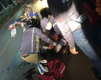 Motociclista morre ao bater em caminh�o estacionado