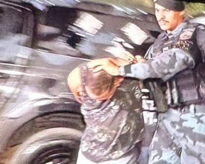 PM prende membro de fac��o suspeito de dar apoio a fuga de assassino de policial