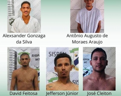 Pol�cia recaptura segundo fugitivo da penitenci�ria de �gua Boa