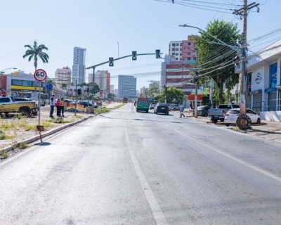 Obras do BRT interditam parcialmente a Avenida do CPA a partir deste sbado
