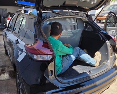 Pol�cia Civil localiza foragido da Justi�a e cumpre mandado de pris�o em Jaciara