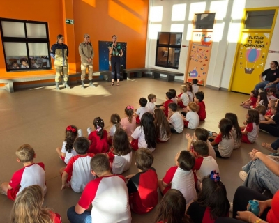 Corpo de Bombeiros promove projeto educativo nas escolas para preveno de incndios florestais