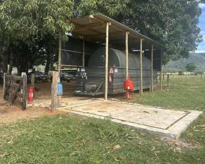 �rea rural � embargada ap�s vistoria da Pol�cia Civil