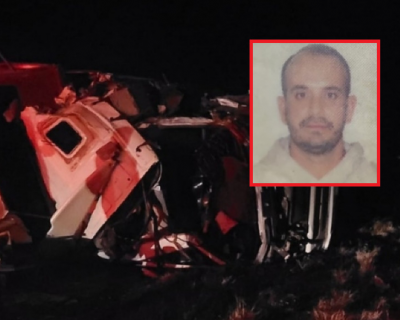 Motorista morre preso s ferragens aps coliso entre carretas na Serra da Petrovina