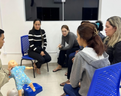 Profissionais da educa��o de Jaciara recebem capacita��o em primeiros socorros