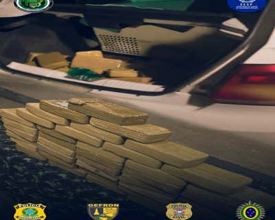 Gefron tira 40 quilos de pasta base de circula��o e causa preju�zo de R$ 775 mil �s fac��es criminosas