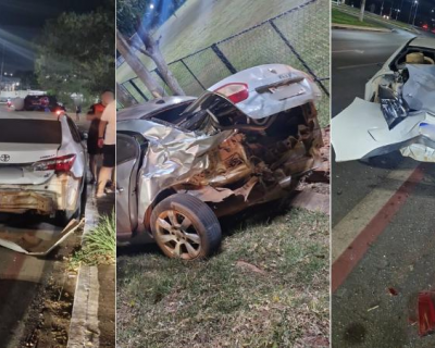 Adolescente causa acidente ao dirigir sem autorizao e foge aps coliso com veculos estacionados
