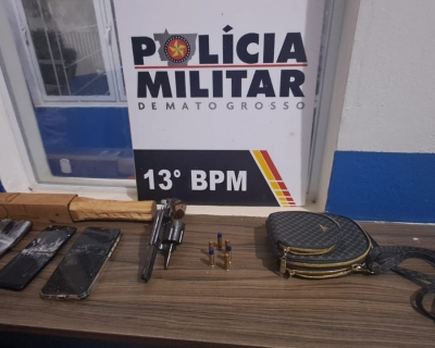 Quatro suspeitos de organizao criminosa so presos em flagrante durante tentativa de sequestro em Lucas do Rio Verde