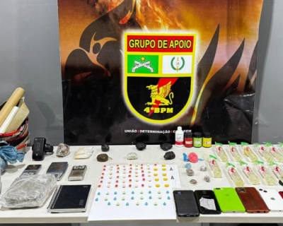 Tr�s homens s�o presos com maconha e drogas sint�ticas em a��o da PM em VG e Cuiab�