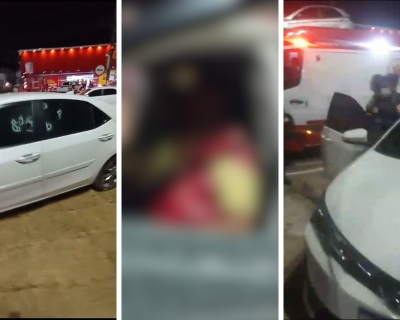 Homem � executado com v�rios tiros na Avenida J�lio Campos e amigo fica ferido