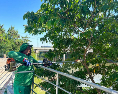 Prefeitura investe na recuperao e ampliao da Orla da Alameda em Vrzea Grande