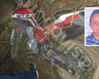 Adolescente morre aps perder controle de moto e cair