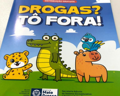 Cartilha lanada pela Sejus aborda de forma ldica os perigos e a preveno s drogas