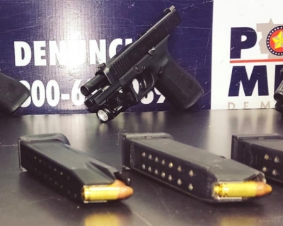 Sorriso: tr�s morrem em confronto com a PM e policial � baleado; pistolas e muni��es apreendidas