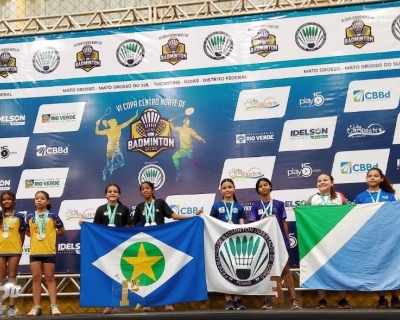 Delegao da Unemat se destaca no Badminton e conquista 16 medalhas em competio com cinco Estados