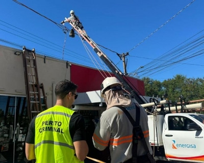 Politec participa de megaopera��o contra furto de energia; nove s�o presos pelo crime