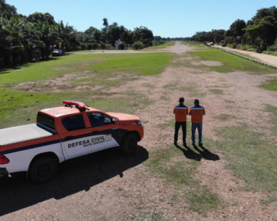 Defesa Civil mapeia pistas de pouso no Pantanal para apoio no combate aos inc�ndios