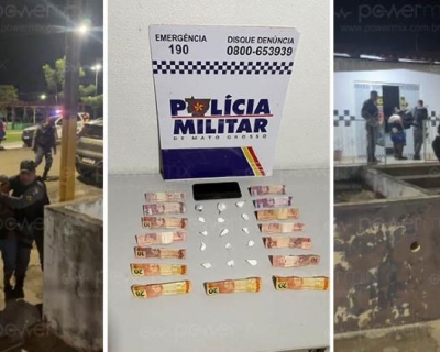 Cinco pessoas so detidas por trfico e desacato em ao da PM em Diamantino