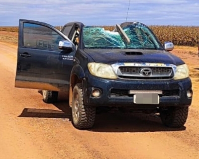Homem morre aps avio agrcola atingir caminhonete durante decolagem em fazenda no interior de MT