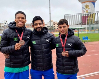 Atletas de Mato Grosso conquistam medalhas de prata em sul-americano de atletismo