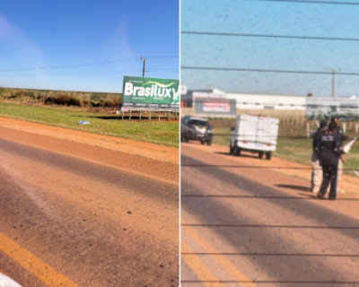 Vtima de atropelamento morre s margens da BR-070 em Campo Verde