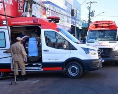 Trabalhador fica em estado grave aps cair de altura de 5 metros