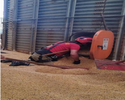 Trabalhador morre soterrado em silo de gros em MT
