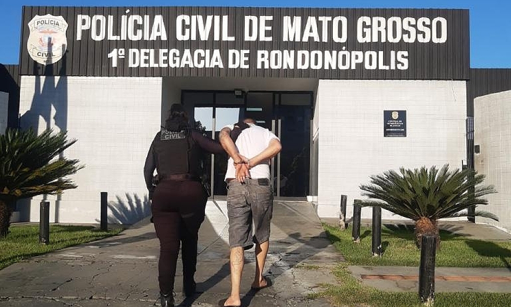 Homem condenado a quase 20 anos por roubo e receptação é preso pela Polícia Civil