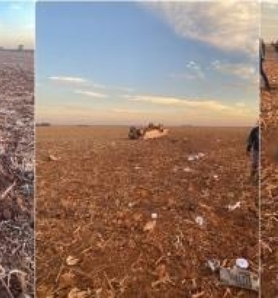 Homem morre após perder controle de Hilux e capotar em lavoura