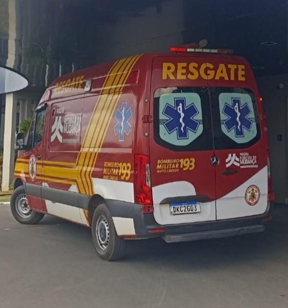 Motociclista fica ferido após colisão com carro na Avenida Goiás em Lucas do Rio Verde