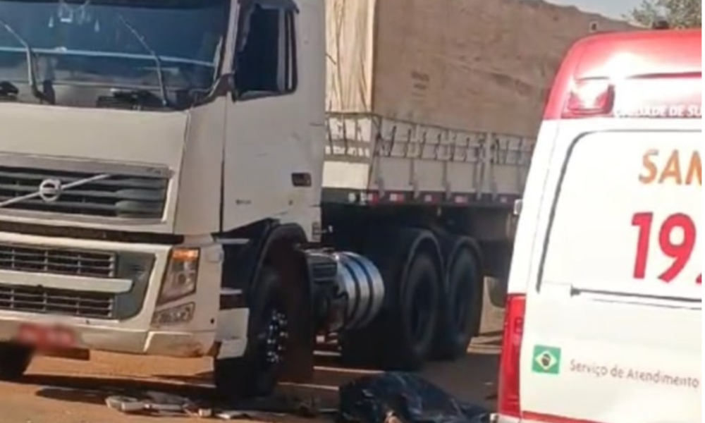 Motorista de carreta morre esmagado por caminhão betoneira após discussão em avenida de Cidade Salmen