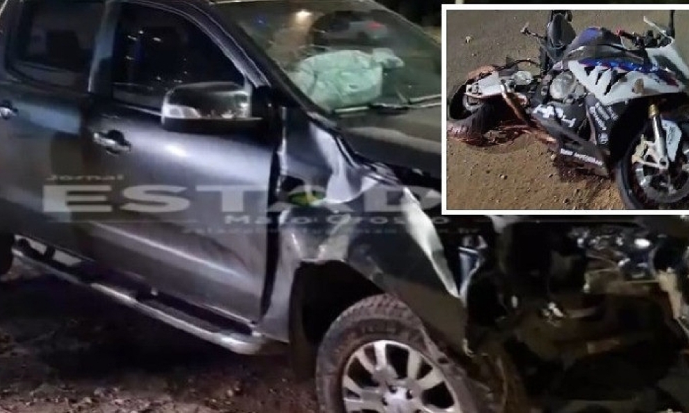 Casal em moto é atropelado por motorista com sinais de embriaguez, na MT-010 em Cuiabá