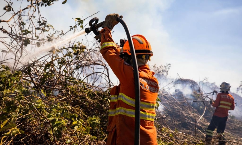 Corpo de Bombeiros e Prefeitura de Várzea Grande lançam campanha para prevenir queimadas