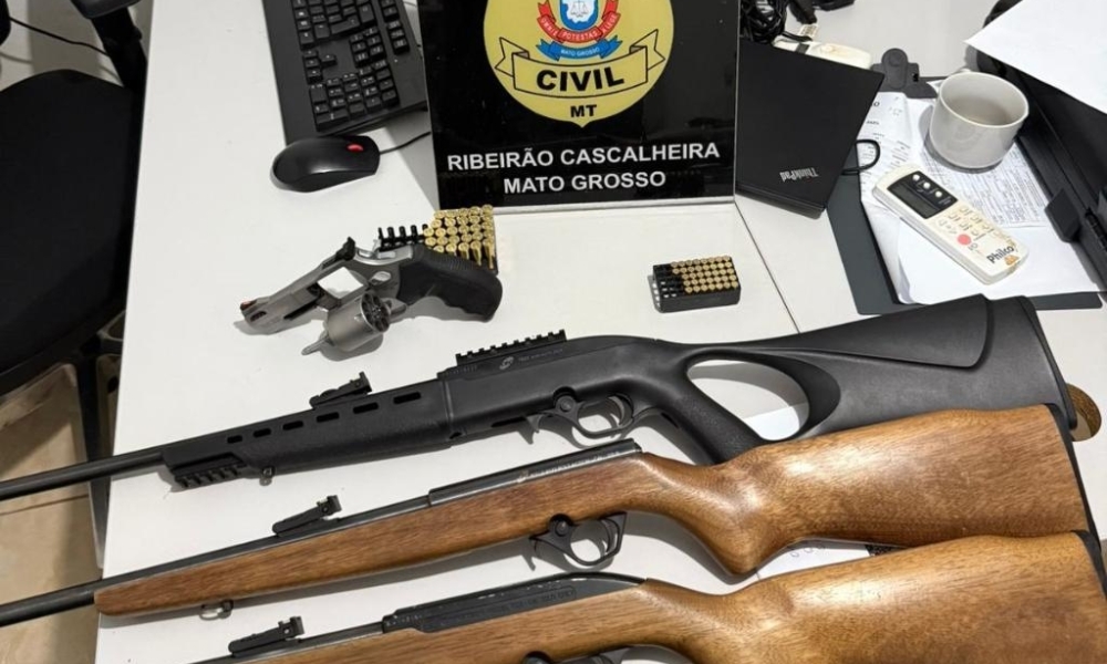 Polícia Civil prende sete pessoas em operação para inibir caça ilegal em Ribeirão Cascalheira