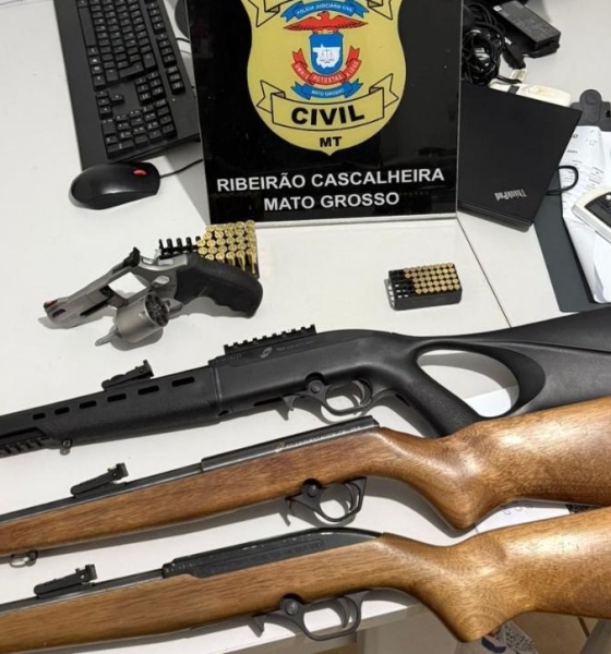 Polícia Civil prende sete pessoas em operação para inibir caça ilegal em Ribeirão Cascalheira