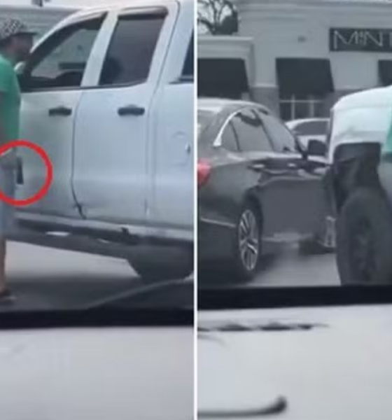 EM BRIGA DE TRÂNSITO, MOTORISTA SAI ARMADO DE CARRO E ACABA MORTO